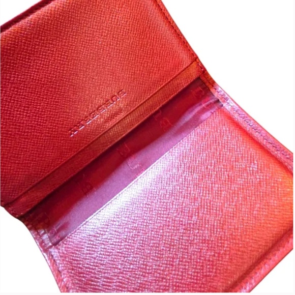 Burberry Red and Cream Plaid Wallet - Picture 2 of 12